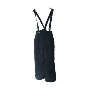Columbia Snow Bibs Pants Size XL Black Winter Ski Adjustable Pockets